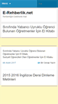 Mobile Screenshot of e-rehberlik.net